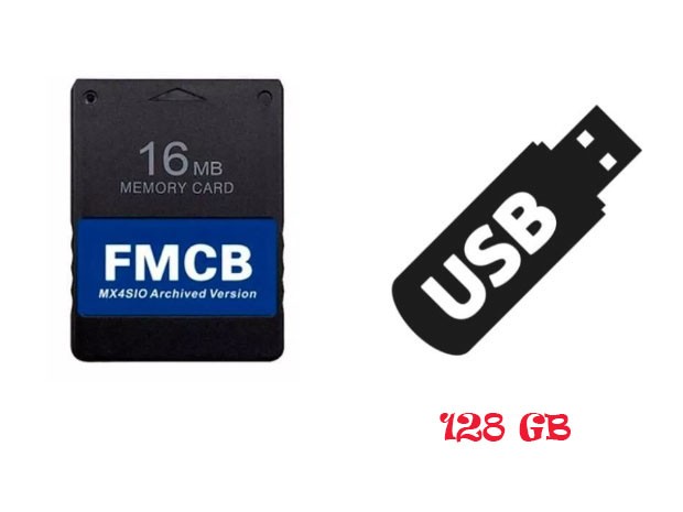 &u+ KIT MEMORIA + PEN DRIVE 128 GB + SISTEMA FREEBOOT PARA SLIM